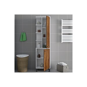 Li̇mo  2 Kapakli Rafli Çok Amaçli Dolap -  Beyaz / Barok
