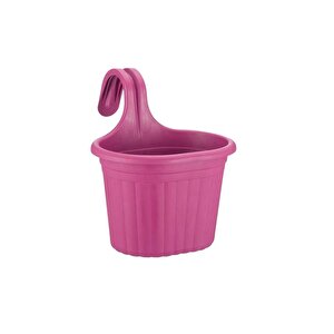 So-tom1 Tombik Askılı Balkon Saksı 3 Litre No 1 Vişne