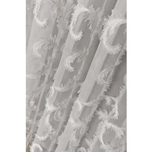 Taç Ocean Tül Perde  Sık Pile 350x250 cm