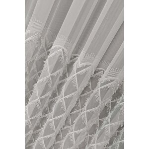 Taç Matilda Tül Perde  Sık Pile 160x180 cm