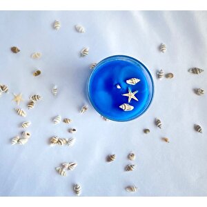 Okyanus Temali Dekorati̇f Mum Okyanus Aromalı