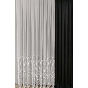 Taç Anadolu Tül Perde - Sık Pile 200x180 cm