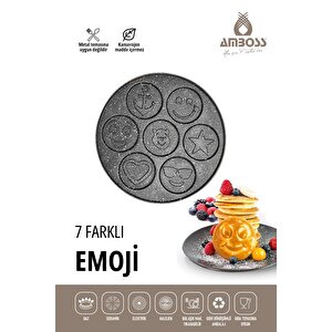 Funny Emoji Pankek Krep Tavası 26 Cm