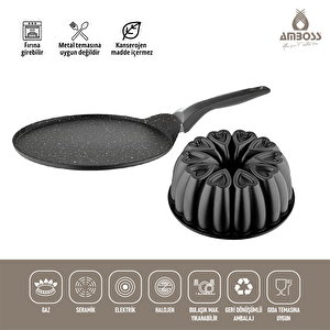 Sweet 2 Parça Krep Tava & Kek Kalıbı