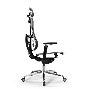 Yoga 4df Ergonomik Fileli Ofis Sandalyesi / Yönetici Koltuğu - Ab.f.15.13a Siyah
