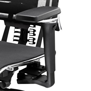 Yoga 4df Ergonomik Fileli Ofis Sandalyesi / Yönetici Koltuğu - Ab.f.15.13a Siyah