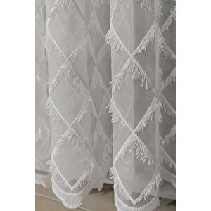 Taç Matilda Tül Perde  Sık Pile