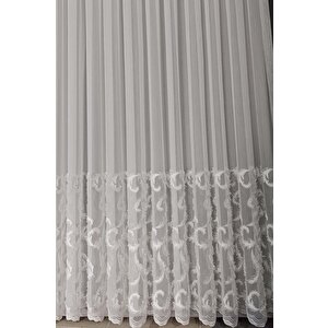 Taç Ocean Tül Perde  Sık Pile 250x260 cm