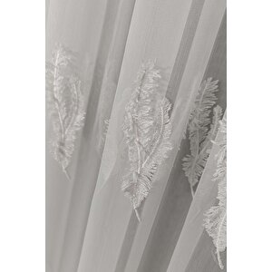 Taç Santosa Tül Perde - Sık Pile 460x200 cm