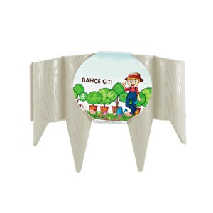 So-ibc3 Eko İstanbul Bahçe Çiti 4'lü Set 31x23 Cm Kirli Beyaz