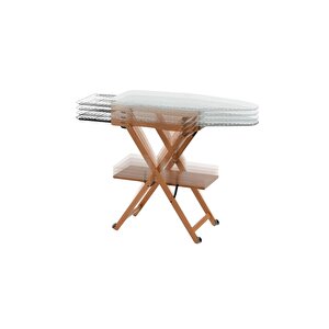 Kiraz Ağacı Ahşap Ütü Masası Ceviz Renk