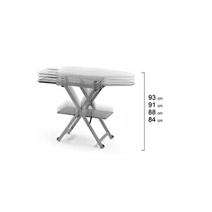 Kiraz Ağacı Ahşap Ütü Masası Ceviz Renk