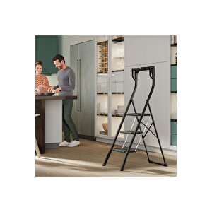 K77 Comfortlıne 3 Basamaklı Merdiven Siyah Renk