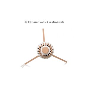 Octopus Çamaşır Kurutmalık Beyaz/naturel Renk