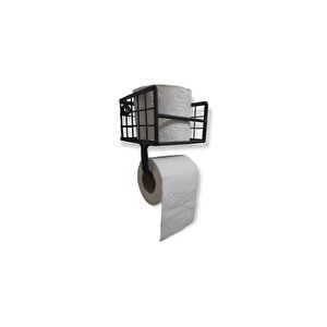 Wc Kağıt Havlu Askılı Banyo Rafı/sabunluk 12x12cm