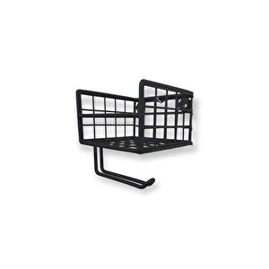 Wc Kağıt Havlu Askılı Banyo Rafı/sabunluk 12x12cm
