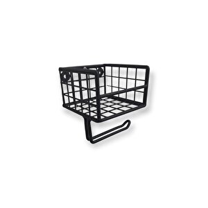 Wc Kağıt Havlu Askılı Banyo Rafı/sabunluk 12x12cm