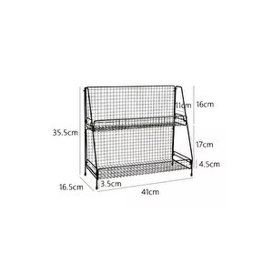 Çok Amaçlı Baharatlık Düzenleyici 40x37cm Go Organizer Modeli