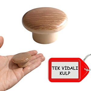 Bihe Plastik Çanak Mantar Kulp Ceviz Düğme Mobilya Mutfak Dolap Dolabı Çekmece Kulbu Kulpları