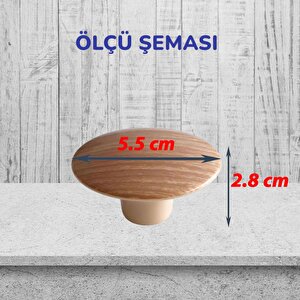 15 Adet Bohem Plastik Kulp Ceviz Bombeli Düğme Mobilya Mutfak Dolap Dolabı Çekmece Kulbu Kulpları