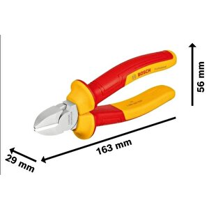 Profesyonel İzoleli Yan Keski 160 Mm