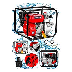 Alman 3" Benzinli Su Motoru 3 Parmak – Güçlü Dayanıklı Ve Yüksek Performanslı