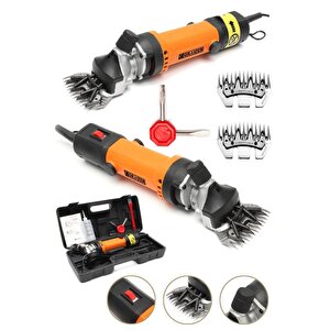 Graizer Alman 1600 Watt Metal Şanzuman Koyun Keçi Kirkma Kirpma Makinesi + 2 Takim Yedek Bıçak Hediyeli
