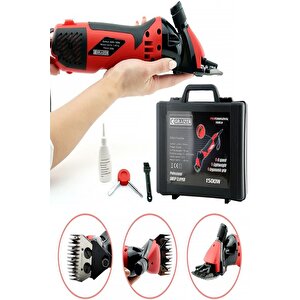 Alman 1500 Watt Sjs Çift Metal Şanzuman Koyun Keçi Kirkma Kirpma Makinesi