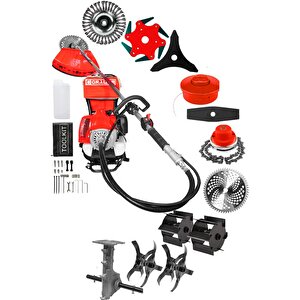 Alman Gtx-20 Sırt Tipi Benzinli Motorlu Ot Çalı Tırpanı Çim Biçme Makinesi Tirpan Çift Çapa