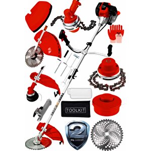 Alman Gtk-20 Yan Tipi Benzinli Motorlu Ot Çalı Tırpanı Çim Biçme Makinesi Tırpan Canavar Baslik
