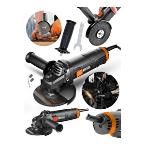 Alman 4200 W Metal Şanzuman Bakır Sargılı Avuç Içi Taşlama Demir Metal Kesme Makinesi Sprel 125 Mm