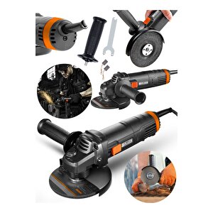 Alman 4200 W Metal Şanzuman Bakır Sargılı Avuç Içi Taşlama Demir Metal Kesme Makinesi Sprel 125 Mm