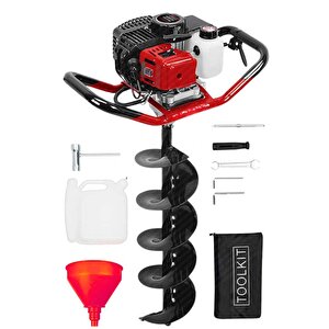Alman Gtx52 150 Mm Çelik Şanzuman 
Benzinli Toprak Burgu Makinesi Fidan Dikme Makinesi