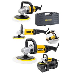 Alman 2800 Watt 6 Kademe Devir Ayarlı Polisaj Makinasi Zımpara Pasta Cila Makinesi