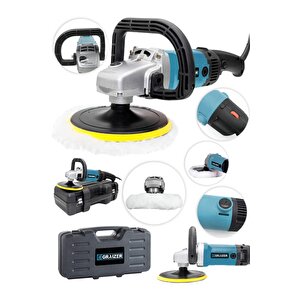 Alman 4200 Watt Bakir Sargili 6 Kademe Devir Ayarlı Polisaj Makinasi Zımpara Pasta Cila Makinesi