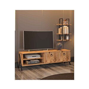 Yanke Tv Ünitesi 150 Metal Raflı Atlantik Çam