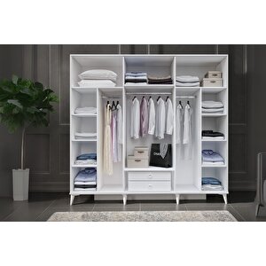 Evia 6 Kapılı Gardırop