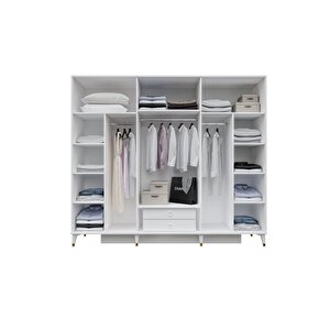 Genzi White Gardırop