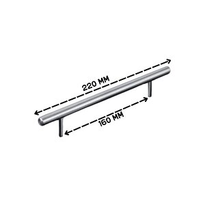 Keijo Inox 160mm Paslanmaz Kulp (mobilya, Dolap Kulbu, Kulp Modeli)