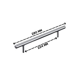 10 Adet Keijo Inox 224mm Paslanmaz Kulp (mobilya, Dolap Kulbu, Kulp Modeli)