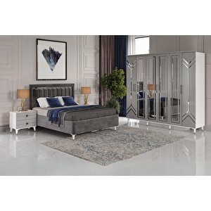 City Grey Yatak Odası Takımı