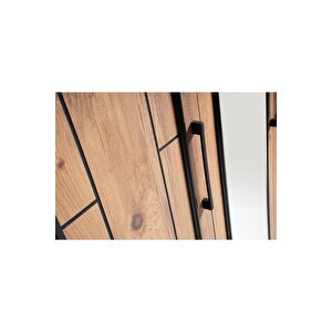 Etna %100 Mdf 5 Kapaklı Dolap Gardırop