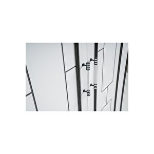 Eva %100 Mdf 4 Kapaklı Dolap Gardırop