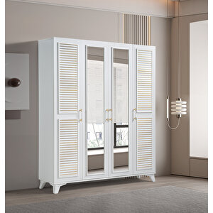 Gold Class %100 Mdf 4 Kapaklı Dolap Gardırop