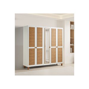 Efsa %100 Mdf 5 Kapaklı Dolap Gardırop