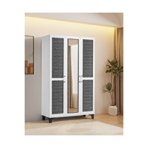 Yiğit %100 Mdf 3 Kapaklı Dolap Gardırop