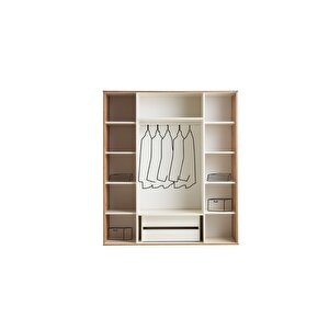 Etna %100 Mdf 4 Kapaklı Dolap Gardırop