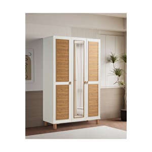 Efsa %100 Mdf 3 Kapaklı Dolap Gardırop