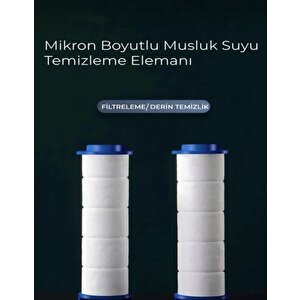 Siyah Renk Masaj Özellikli Su Tasarruflu Kireç Önleyici Yüksek Basınçlı Duş Başlığı