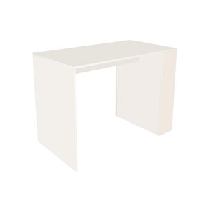 Pablo L4930 Bar Masası 120 Cm Beyaz 4 Raflı Açık Depolamalı Oturmalı Çok Amaçlı Mutfak Masası